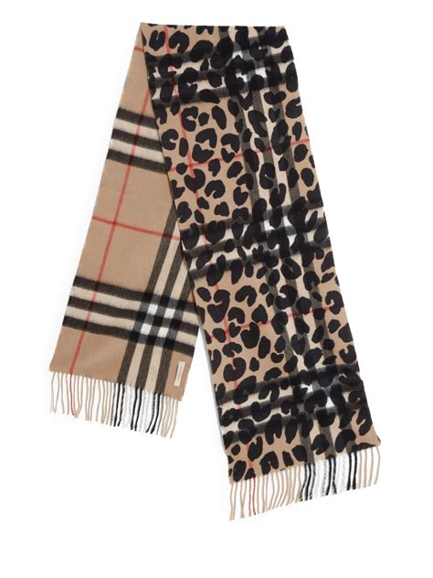 burberry cashmere leopard scarf|burberry cashmere scarf outlet.